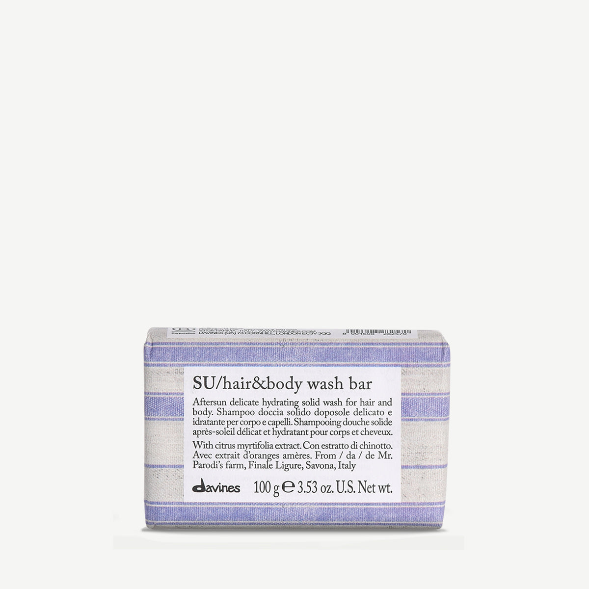 SU Hair & Body Wash Bar 1 100 grDavines