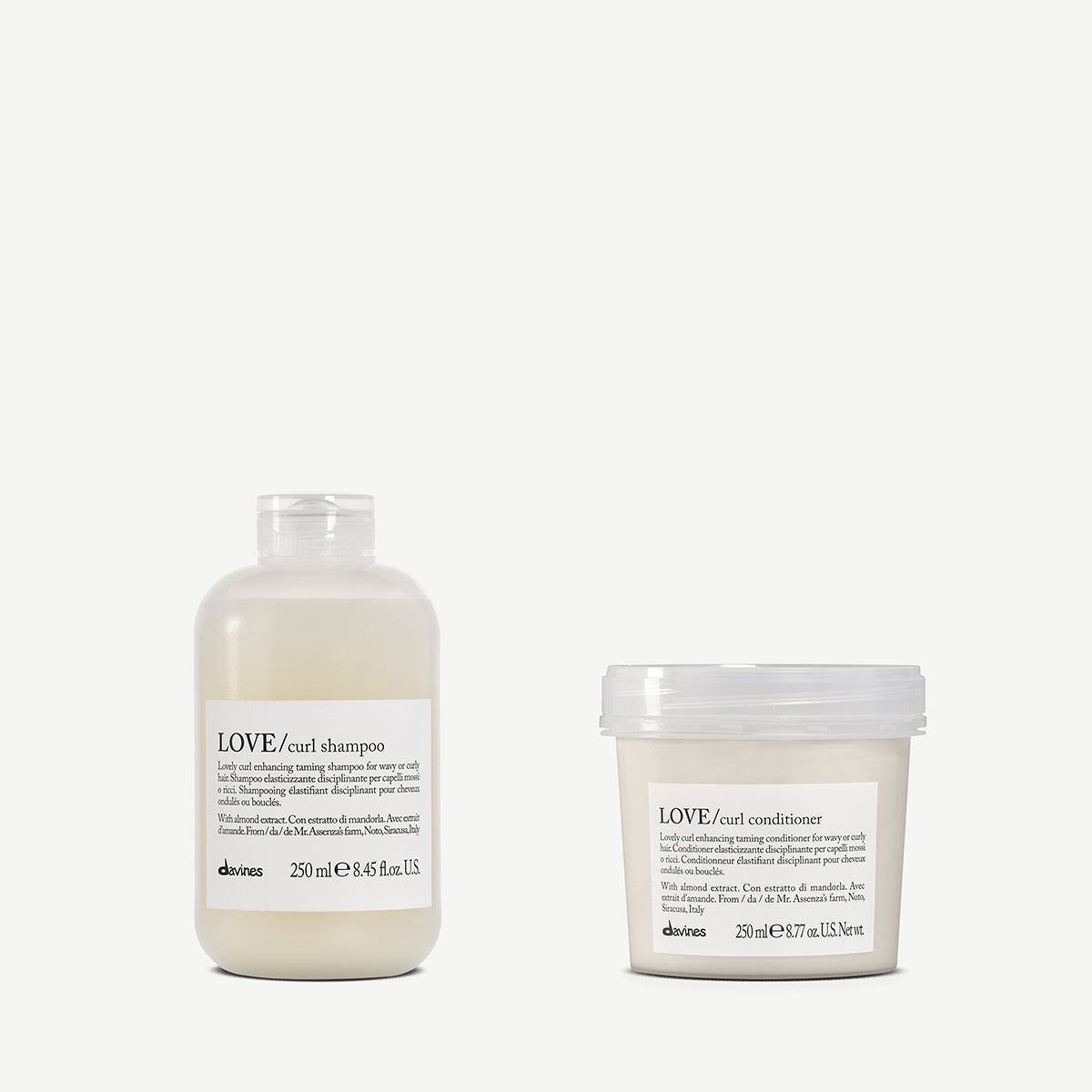 Kit LOVE CURL champú y acondicionador 1  Davines
